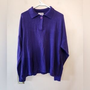 Gp Collections Womens Sweater Size 22/24 purple